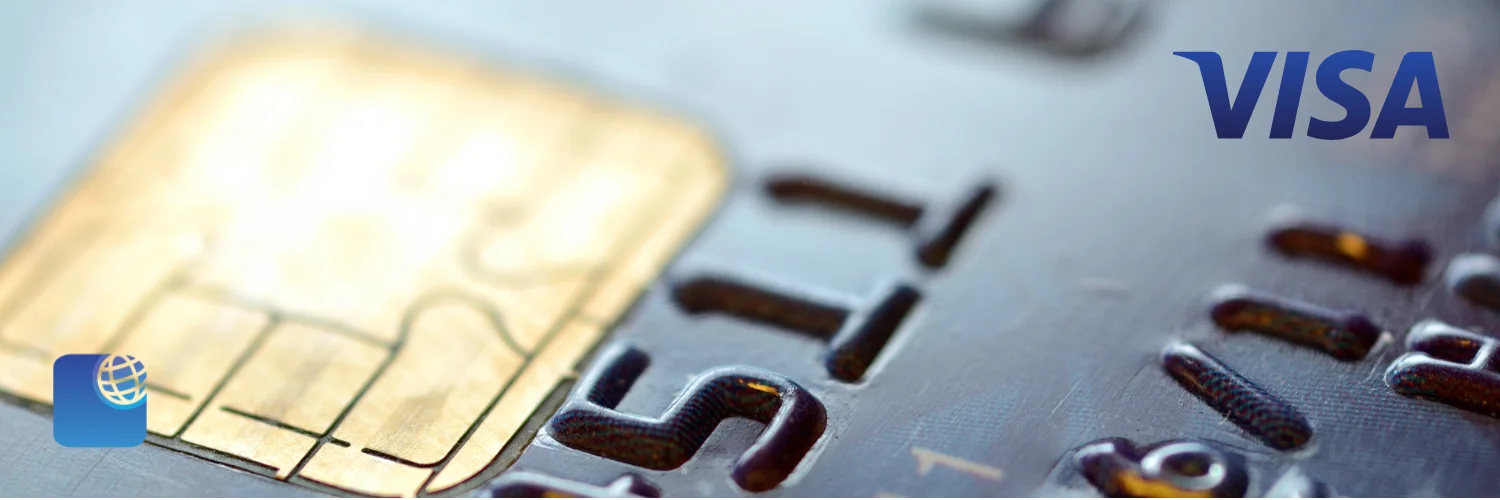 Visa self-serve chip card image